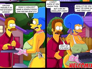 The most good melons and booties in adult toons! Simptoons, Simpsons comics!