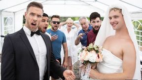 Wedding fuck with Malik Delgaty and Benjamin Blue