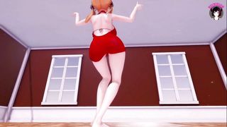 Suzuya &amp; Kashima - Great Dance In Sexy Red Dress