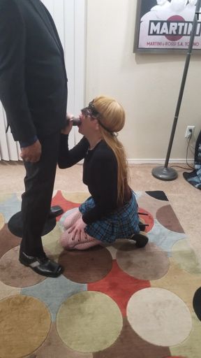 Masters cock hungry submissive in detention p