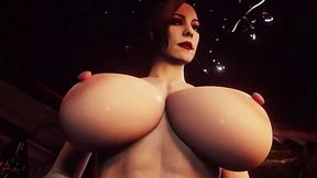 3D Porn Parody Of Resident Evil Village: Busty Lady Dimitrescu Quenches Her Thirst With Ethan's Dick