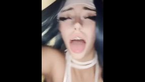 I fuck the most beautiful teen egirl on tiktok and I cum in her mouth