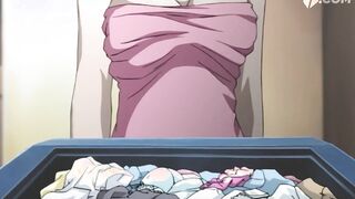 [SUBTITLED] STEPMOM catches and SPIES on her STEPSON MASTURBATING with her PANTIES - Anime UNCENSORED