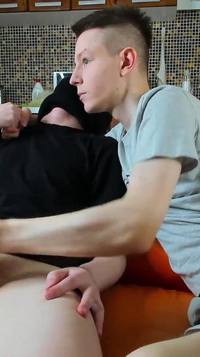 I Like to Jerk My Buddy's Dick When He Is Visiting Me!