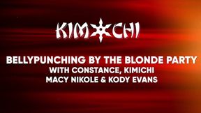 Bellypunching by the Blonde Party - with Kimichi, Constance, Macy Nikole & Kody Evans