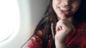 dread hot punheta, anal e gozada na poltrona do aviao