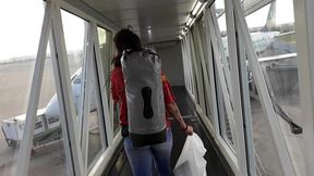 dread hot punheta, anal e gozada na poltrona do aviao