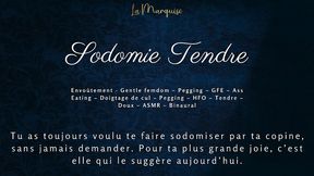 sodomie tendre - french audio gentle pegging