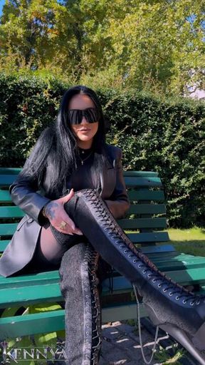 Mistress Kennya will fuck your brain and your credit cards