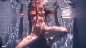 Touching a lovely model’s body under water is pretty exciting.