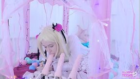 SWEETY PLUM TRAILER#2 CAMGIRL FOOT FETISH and DILDOS SQUIRTING