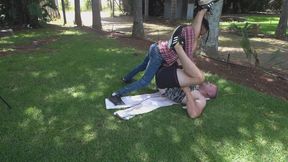 Warren Manhandles Annoying Harold: Angry Lift & Carry Domination