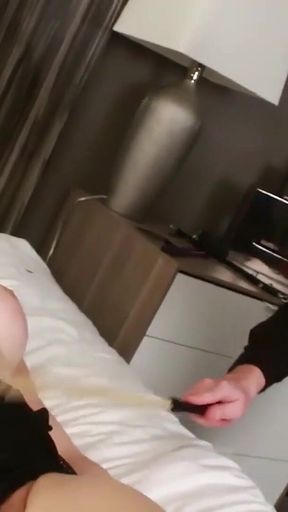 Transerotica Trans Cassidy Quinn Jerks After Getting Spanked