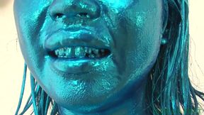 Metallic blue