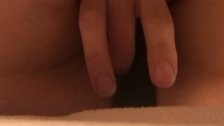 New Year's Eve Fingering while panties on.Virgin girl,extreme tight pussy and wet sounds.