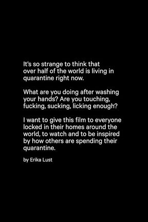 Erika Lust - Sex in the Time of Quarantine