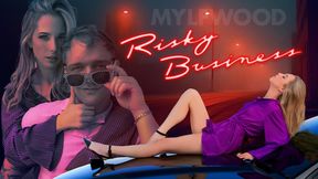 Slutty millie morgan and joshua lewis in risky business XXX parody