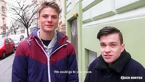 Two Hot Czech Twinks Ignite Passion in Wild 3-Way Sex Ride – GayXXX