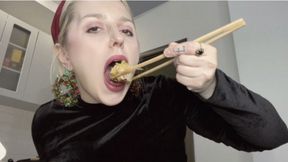 UNSTOPPABLE SUSHI STUFFING MESSY MUKBANG