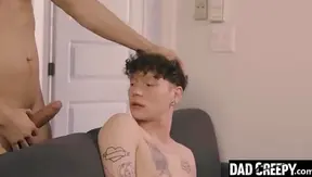 StepSon Seduces Step Dad in Intense Bareback Anal Scene – Old–vs–Young 18+ Taboo Action