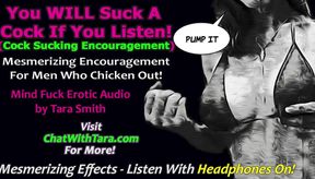 Audio only - Cock sucking encouragement mind fuck for men mesmerizing erotic audio