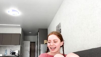 Cute brunette teen gets her ass nailed in this homemade video