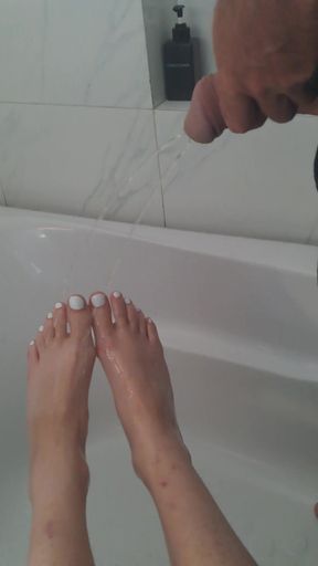 Warming Up My Feet With His Piss