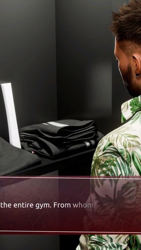 Emotional moment from &quot;EP2: Flirty Emma in the Gym - Sex Coach: Hot Yoga&quot;