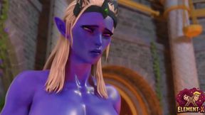 Milf Futa Ogre Destroys Human Friend with her monster cock