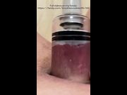 MoaninLisa98 Gets Off Stroking Her Pumped Clit