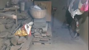 Village girl and boy from Kazan, related beautiful bengali aunty does everything for her lover