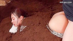 Buried In A Sand Bath And Unable To Move