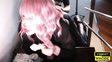 A crazy show with humiliation and an enema of urine and milk