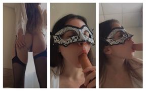 I love sucking your! You love MY drooling as I lick your balls and suck on the head!