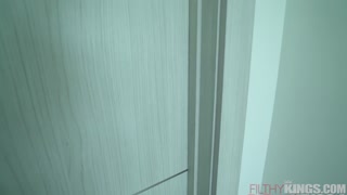 Hunk Step-Dad Catches Teen Masturbating and Helps her