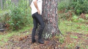 Femboy masturbation in pantyhose.2