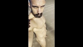 nudist beach time - nude guy on the beach