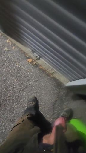 One Last Jerk at the Old Storage Unit.