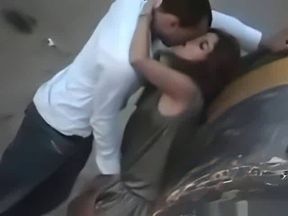 Horny Spanish redhead fingered in public after date (real voyeur)