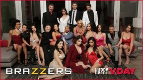 Brazzers - Nothing Is Better Than The Biggest Orgy Of All Time With to Talents Giving Their All In