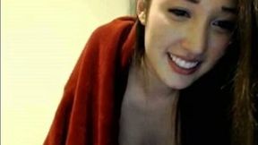 My beautiful girl stripping for me on webcam. Oh she's so hot!