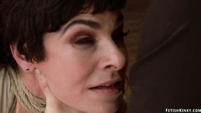 ”Bound huge tits lesbian ass pumping toyed”