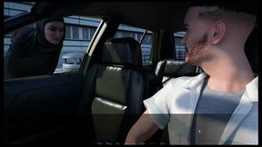esra in istanbul [ cuckold hentai game pornplay] ep.1 arab exhibitionist woman caught without panties in the taxi