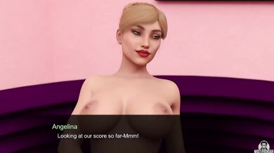 Misterdoktor Visual Novel Gameplay Chokes Cartoon MILF With Big Tits And Big Dick
