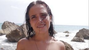 Fucking on the beach with my stepsister