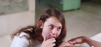 FamilyHandle. - Daddy fucks stepdaughter after she seduces him for rough sex