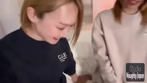 Asian Angel Takes Control with Her Hand and Camera