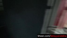 neighbor caught masturbating through the street window. amateur 100% voyeur pleasure