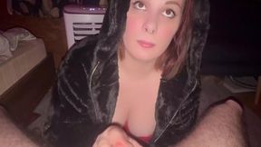lustful fellatio&#x1F61C; under fuzzy fur coat.