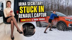 Irina Black tights of ballet shots stuck in the snow 1080 full video 15 min copy